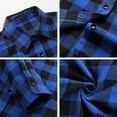 thumbnail image 2 of Flannel Button Down Shirts for Women Casual Plaid Tops Long Sleeve Shirt, 2 of 7