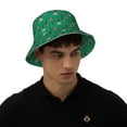 thumbnail image 4 of Fotbe Duck Mallard Flying Pose Sombrero Tipo Pescador con Estampado – Sombrero de Sol de Algodón de Moda para Playa, Golf, Pesca, 4 of 6