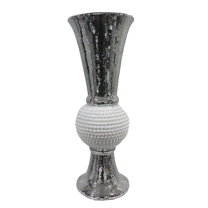 Entrada Resin Mirror Fiber Glass Vase