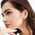 thumbnail image 4 of Tiny Dragonfly Stud Earrings 925 Sterling Silver Pin Created Opal Small Cartilage Earring Statement Studs for Women, 4 of 4