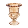 thumbnail image 1 of 1Pc Embossment Retro Vase Desktop Decorative Vase Unique Glass Vase Ornament, 1 of 8