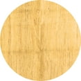 thumbnail image 1 of Ahgly Company Indoor Round Solid Brown Modern Area Rugs, 6' Round, 1 of 4