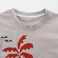 thumbnail image 6 of TOWED22 Boys Tshirt Raglan Short Sleeve Shirt Cotton Blend Basic Tees Breathable Baseball T-Shirts Light Weight(Grey,6-7 Y), 6 of 9