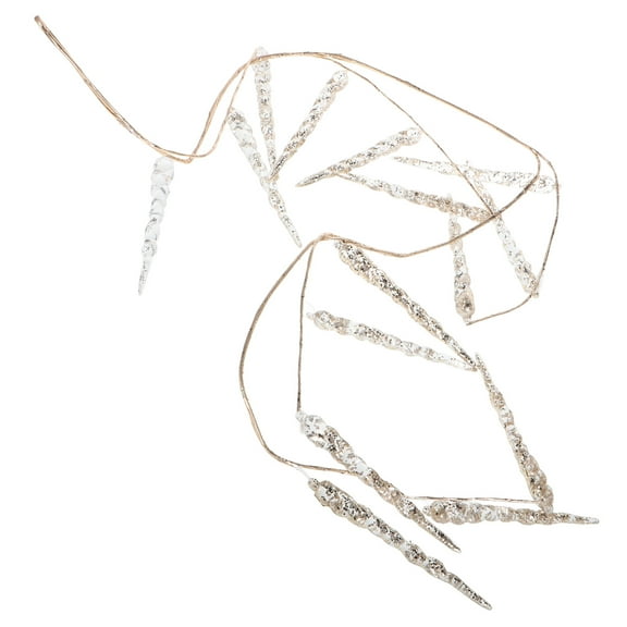 PTOOTP Golden Acrylic Tree Topper with Clear Crystal Ornaments for Elegant Holiday Home Decoration