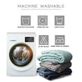 thumbnail image 4 of Kasentex  3-Piece Quilt Set Ultra Soft Microfiber Stone-Washed Lightweight All Season Blue King, 4 of 6
