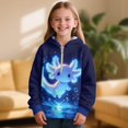 thumbnail image 2 of Pzuqiu Axolotl Boys Hoodies Sweatshirts Size 4-5 Personalized Boys' Fashion Hoodies & Sweatshirts Lightness Soft Fall Outerwear Versatile for Outdoor Activities, 2 of 7