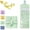 Green#1, variant on 16PCS Folding Leather Manicure Kit - Stainless Steel Nail Clipper Set with Cuticle Trimmer, Compact Portable Grooming Kit for Home & Travel