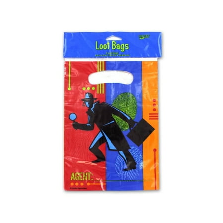 Top Secret Cellophane Treat Bags (Pack Of 24)