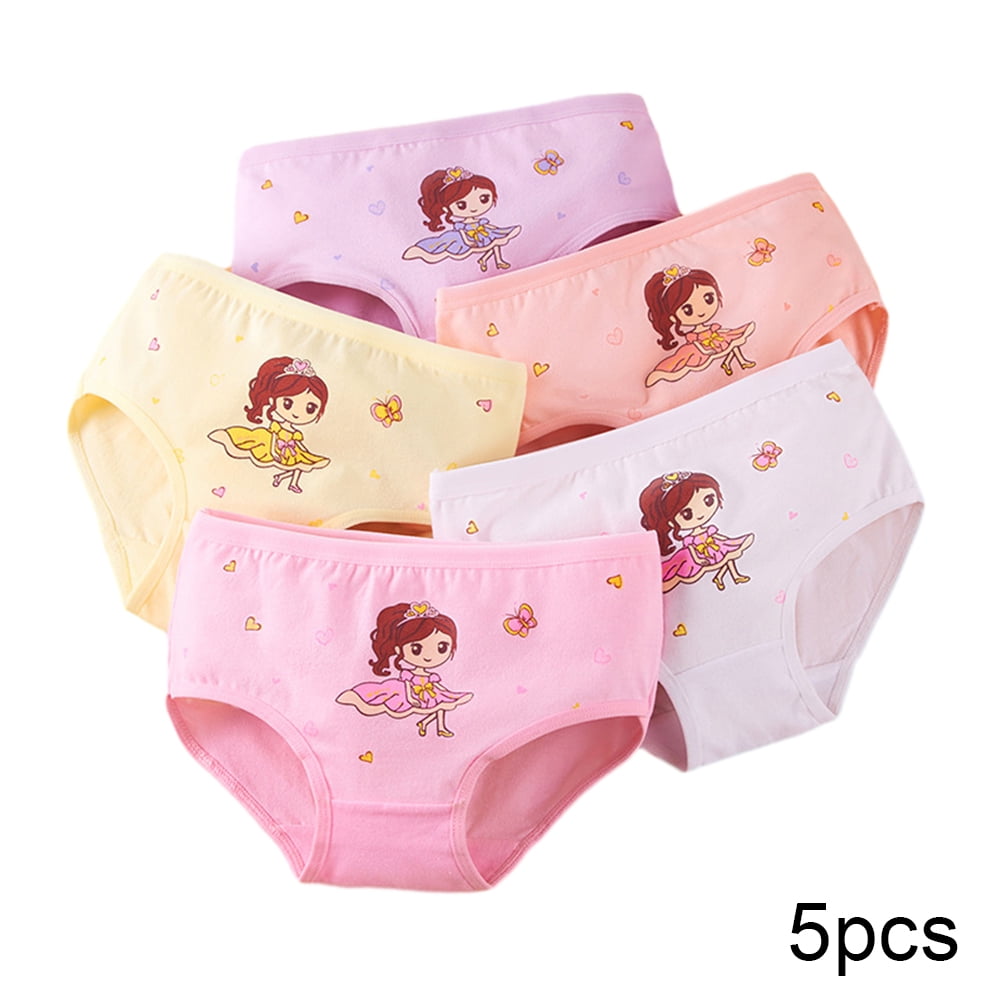 5Pc Kids Panties Girls Underwear Princess Printed Children Cartoon  Underpants Teen Underwear Briefs Toddler Panties For Girls - AliExpress
