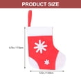thumbnail image 2 of EXHUMKY Red Cutlery Holders Nonwoven Christmas Tableware Pockets 6Pcs, 2 of 8