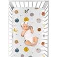 thumbnail image 6 of Sweet Jojo Designs Space Galaxy Boy Fitted Crib Sheet, 6 of 6