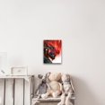 thumbnail image 2 of Artissimo Designs Web Hang Toile Imprimée Ville Rouge - 6.5W x 8.5H x .5D, 2 of 2