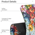 thumbnail image 4 of Yayeee Faucet Mat for Kitchen Sink 14.7" Diatomite Long Splash Guard Pad, Blue Floral Tomatoes, 4 of 7