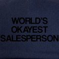 thumbnail image 2 of CafePress - World's Okayest Salesperson Cap - Adjustable 100% Brushed Unisex Casual Cotton Baseball Cap, Beige, 1, 2 of 2