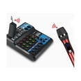 thumbnail image 3 of Equipo de audio LIUXGMXG Tarjeta de sonido Bluetooth recargable multifuncional color Rojo, 3 of 5