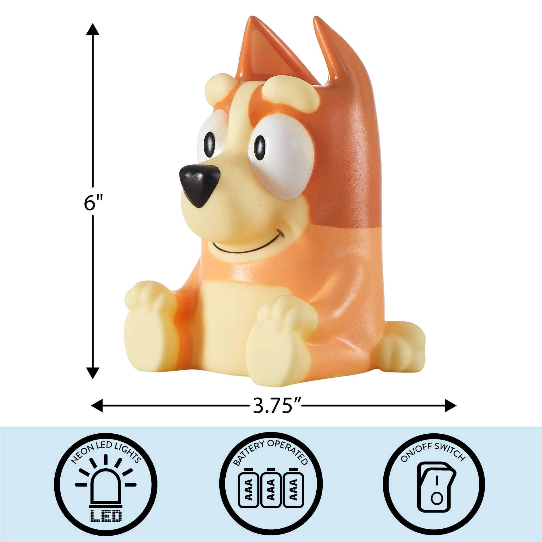 Bingo LED Squishy Mood Light, Brown