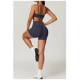 thumbnail image 4 of Conjuntos de entrenamiento for mujer, 2 piezas, sujetador deportivo, camiseta sin mangas, polainas de cintura alta, gimnasio, yoga, ropa activa, camiseta de entrenamiento for mujer, 4 of 7
