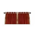 thumbnail image 4 of Lined Ring Top Sari Curtains 80"W x 120"L matching tiebacks- Handcrafted Rust Indian Drapes with Lining, Offering Privacy and Insulation for Living Room/Bedroom/Dining Room, Sold in Pairs, 4 of 6