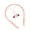 Pink, variant on Wireless Bluetooth Headset Neck Type Stereo Noise Reduction Universal Plug-in Card Sport Ear Headset Mic - Pink