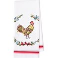thumbnail image 2 of Pantry Rooster Kitchen Dish Towel Set Of 4, 100-Percent Cotton, 18 X 28-Inch, 2 of 6