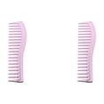 thumbnail image 2 of Peine Peluquería Galvanoplastia Cepillo para El Peines Grandes Dientes Anchos () Rosa, 2 of 8