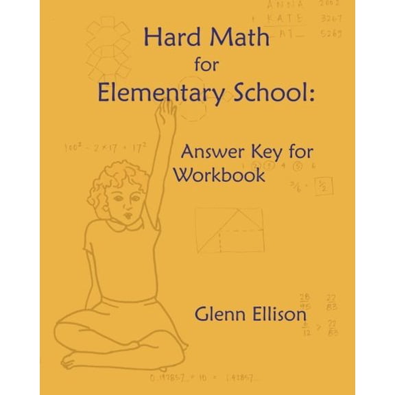 Pre-Owned Hard Math for Elementary School: Answer Key for Workbook Paperback