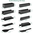 thumbnail image 2 of Kit para hacer sushi de 10 piezas, juego de herramientas de plástico premium para sushi, formas de molde para rollo de arroz de sushi, herramienta de sushi DIY para principiantes en el hogar, 2 of 5