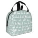 thumbnail image 2 of Easygdp White Swan Bolsa Térmica Premium - Tela Oxford Impermeable, Gran Capacidad, Bolsillo Frontal, Unisex para Trabajo, Escuela, Actividades al Aire Libre y Picnics, 2 of 8