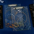 thumbnail image 3 of Yuedong Clear Clipboard Acrylic Writing Pad Book Holder Office Supplies Thick Black Plastic Workshops And Home School Accessary, 3 of 12