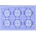 thumbnail image 1 of Ahgly Company Indoor Rectangle Oriental Blue Modern Area Rugs, 7' x 9', 1 of 4