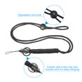 thumbnail image 3 of Uxcell Paracord Lanyard Braided Lanyard Necklace Keychain Adjustable Badge Lanyard Black, 3 of 5