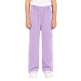 thumbnail image 4 of TTAO Unisex Children Side Zipper Tear Away Sweatpants Full Open Breakaway Post Surgery Pants for Hip Replacement Lavender 14, 4 of 6