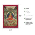 thumbnail image 2 of Buddha Shakyamuni and The Miracles at Shravasti - Vintage Tibetan Thangka Buddhist Painting - Tibet, 13th Century - Master Art Print (Unframed) 12in x 18in, 2 of 4
