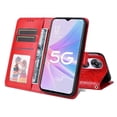 thumbnail image 4 of Funda tipo cartera GANGXUN para OPPO A78 5G , diseño girasol, cuero PU, soporte, cierre magnético, tarjetero, 4 of 5