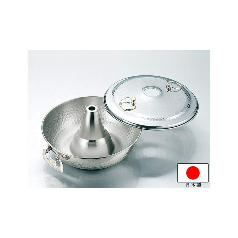 HMWOKPOT Japanese Sukiyaki Pot 304 Stainless Steel Hot Pot Shabu Shabu Pan  Compatible with Induction Gas Stove for Noodles Ramen Dumplings,30cm