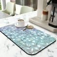 thumbnail image 2 of Maximize Counter Space 19.5x12in Extra Large Coffee Drying Mat Ultra Absorbent Diatom Mud, Decorative Pattern, Ideal for Dish Draining, Coffee Mat Reusable & Easy to Clean, 2 of 7