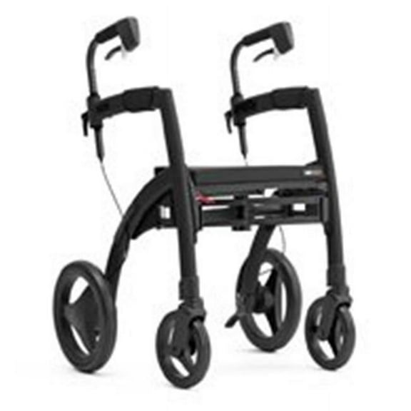 Rollz Motion Rollz-Motion-510-2011RM0012 2 Rollator & Transport Chair, Mat Black - Small