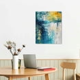 thumbnail image 3 of ARISTURING Living Room Wall Decor Abstract Wall Art Large Paintings for Wall Decorations Teal Blue Gray Brown Modern Dining Room Canvas Art Bedroom Pictures Office Decoration for Wall, 3 of 5