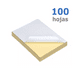 thumbnail image 3 of Papel Adhesivo Mate Blanco LAB.G Tamaño Carta 100 Hojas Etiquetas, 3 of 5