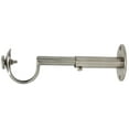 thumbnail image 3 of Urbanest Adjustable Curtain Rod Bracket, 1 1/8"-1 1/4", Brushed Steel, 3 of 6