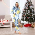 thumbnail image 7 of FORMRS Onesies Pajama for Adults Unisex Hoodie Winter Jumpsuit One Piece Sleepwear, Sizes S-2XL, Light Blue Lemon, 7 of 7