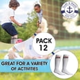 thumbnail image 5 of Yacht & Smith Kids & Children's Cotton Tube Socks, Wholesale Bulk Pack Referee Style, Boys Girls, 5 of 6
