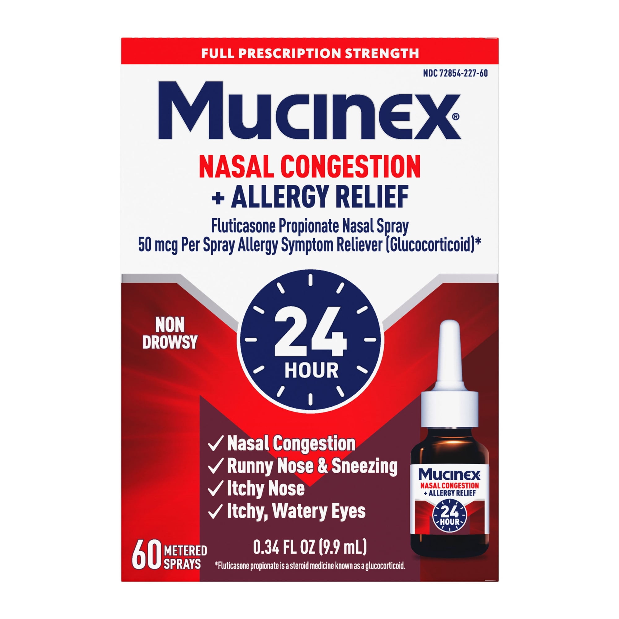 Mucinex 24HR Nasal Spray for Allergy Relief