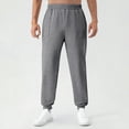 thumbnail image 2 of Havenre Men Jogger Yoga Sweatpants Lightweight Casual Athletic Elastic Waist Pants Clinch Bottom Trousers Jersey Knit Pants with Pockets Dark Gray XL, 2 of 6