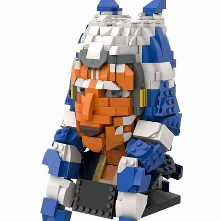 MOC-87040 Bust Helmet Building Blocks Bricks Toys for Ahsoka Tano Movie MOC DIY Model  Set