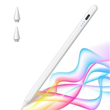 Wireless Pen for iPad 2018-2024,Rechargeable Stylus Pen with Dual Touch Screen, Stylus Pencil for Apple Tablet