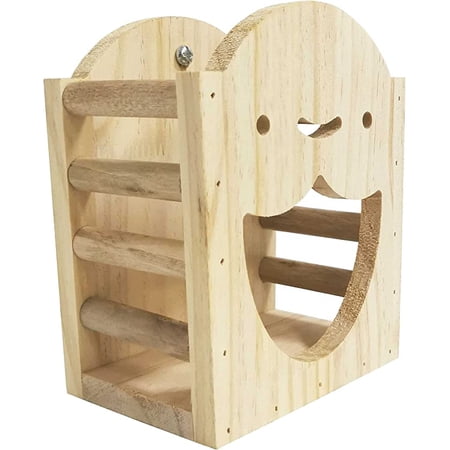 Rabbit Hay Feeder Rack Wooden Grass Rack Waste Reducing Hay Box Food ...