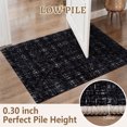 thumbnail image 2 of 2x3 Entryway Rug Bathroom Rugs for Front Door Bedroom Kitchen, Washable Vintage Print Carpet, Floor Mat with Non Slip Backing, 2 of 8