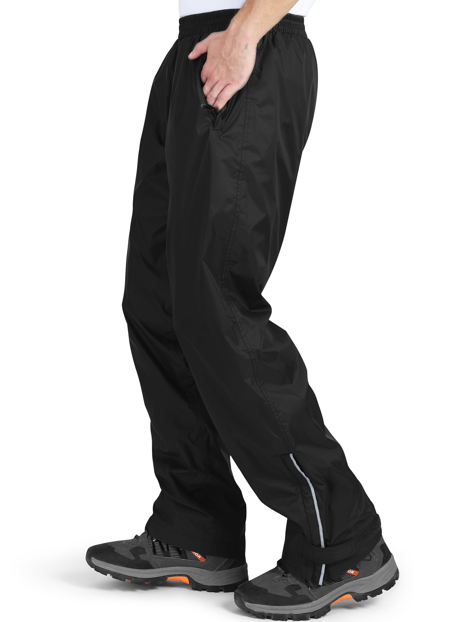 33,000ft Men's Rain Pants, Waterproof Rain Over Pants, Windproof