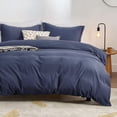 thumbnail image 3 of U by Bedsure California King Washed & Soft Duvet Cover Set 3 Pieces with Zipper Closure, 1 Duvet Cover 104x98 inches and 2 Pillow Shams, Duvet, 3 of 7